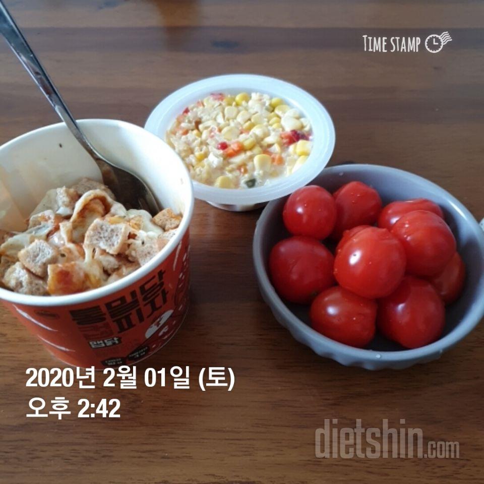 콘옥수수도 단호박 샐러드도 둘다 맛있