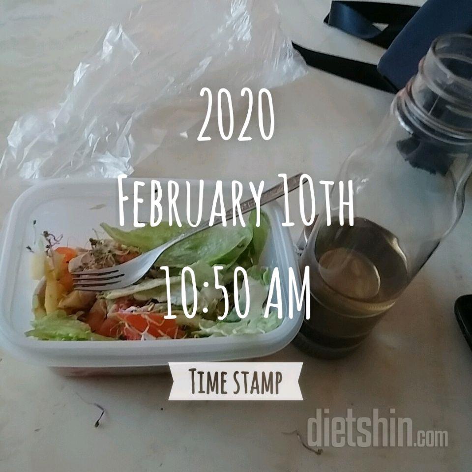 02월 10일( 아침식사 148kcal)