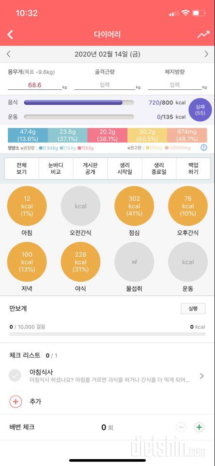 [다신 15기] 식단/ 서브미션