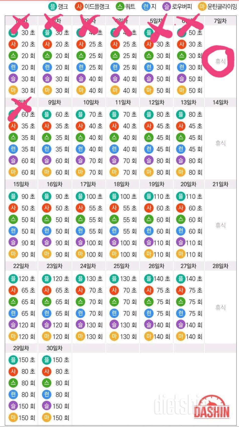 [다신15기 운동미션]8일차