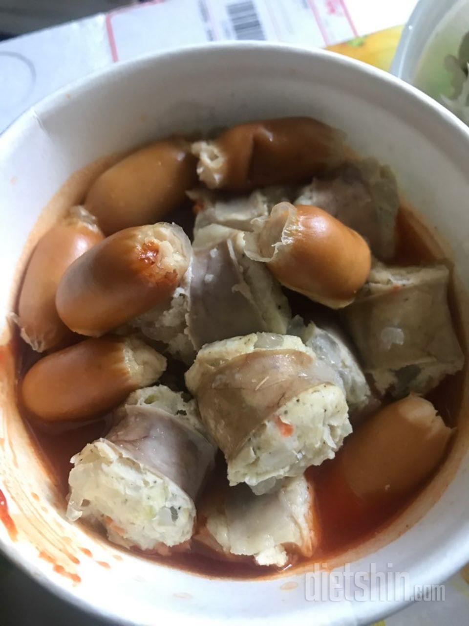 떡볶이 짱이에요 ㅎ 같이 주문한 순대