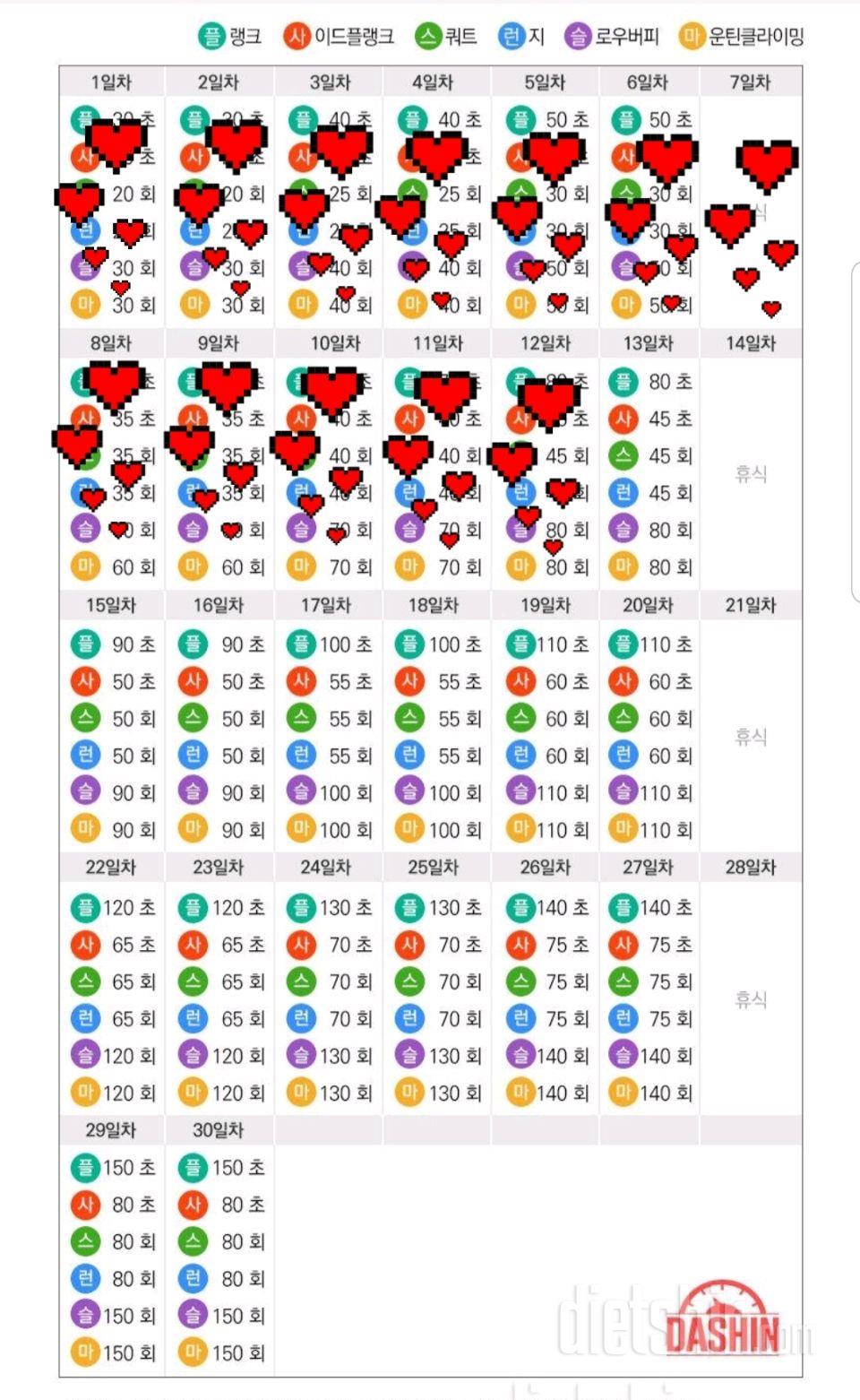 [다신 15기 운동미션] 12일차