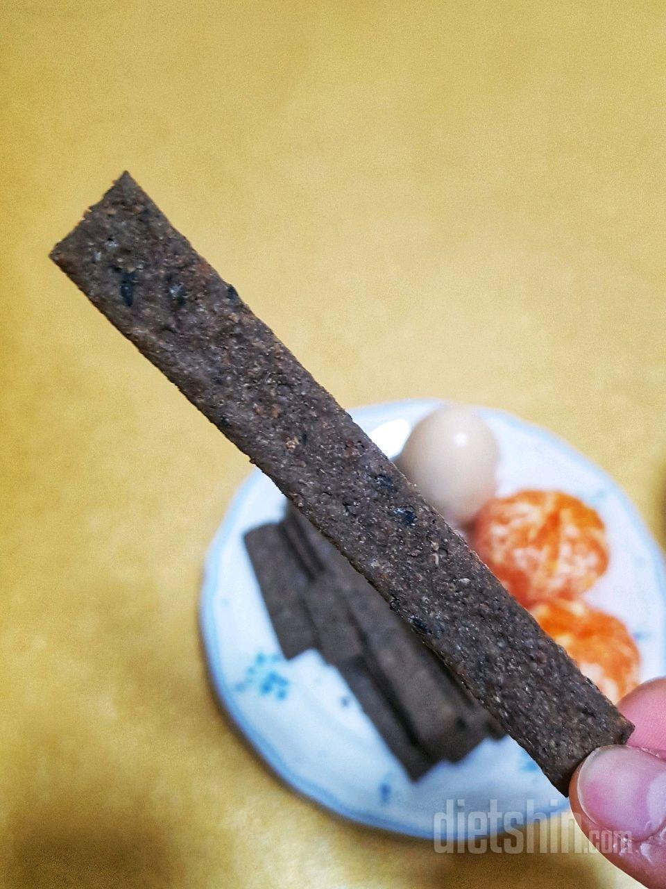 ☻통밀당 단백칩 흑임자 스틱 후기🖤