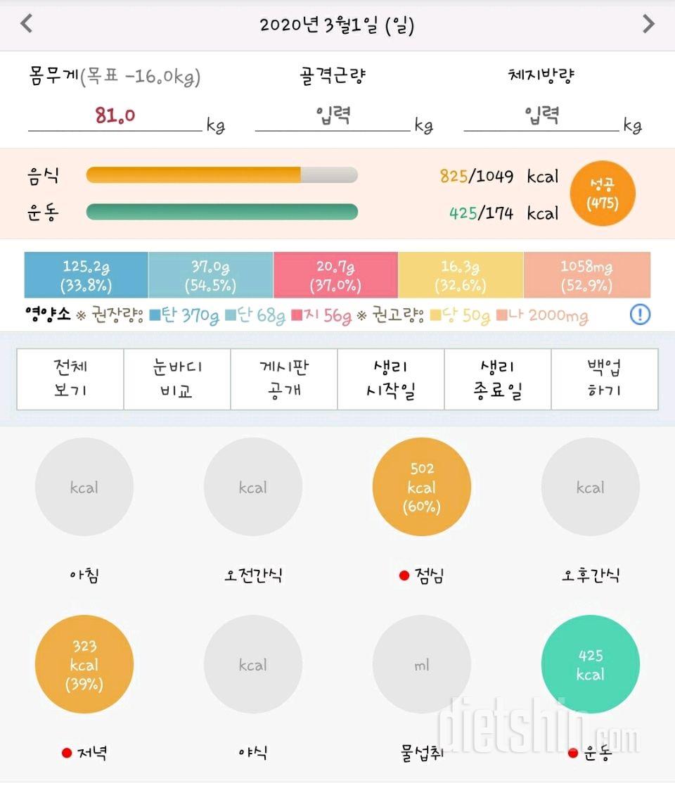 30일 1,000kcal 식단 51일차 성공!