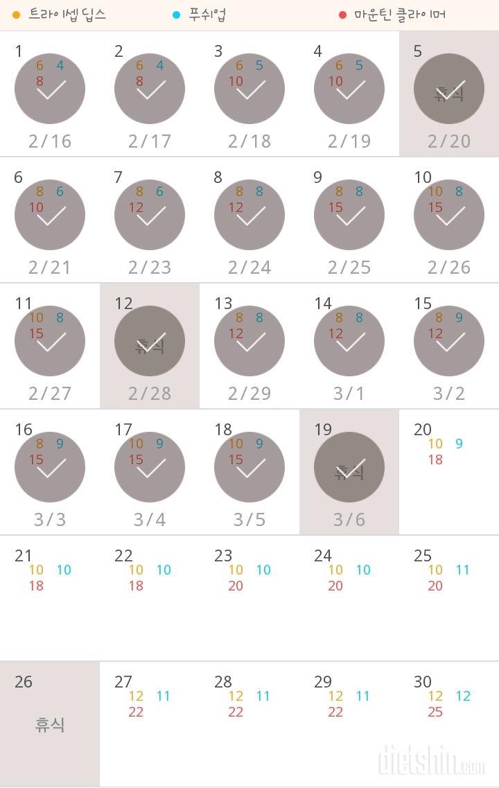 30일 슬림한 팔 349일차 성공!