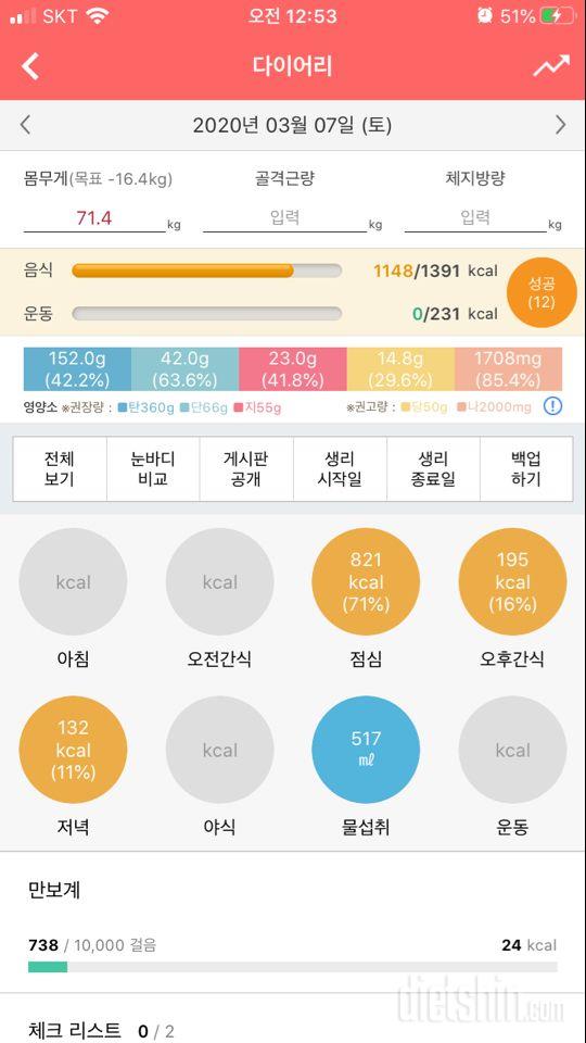 30일 야식끊기 5일차 성공!