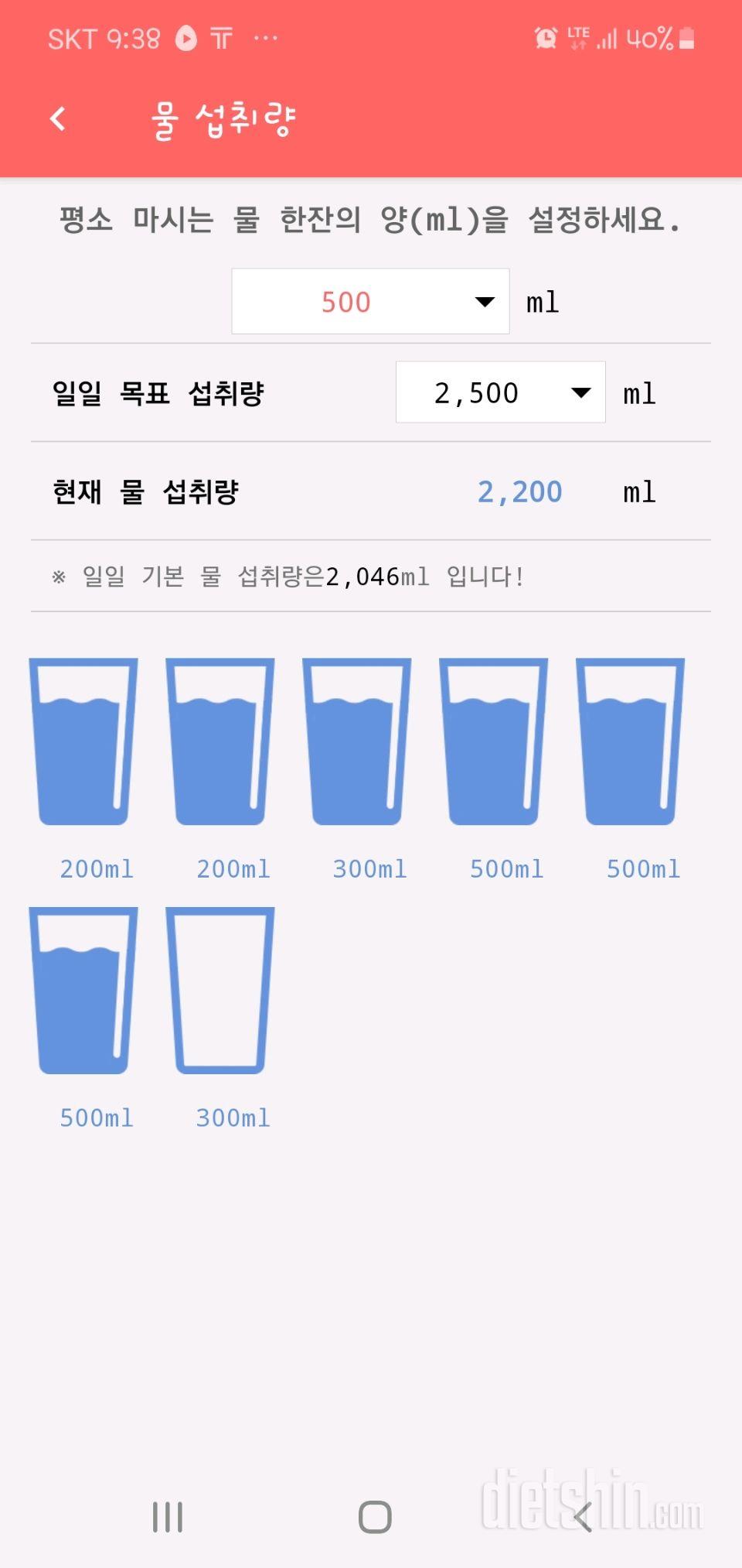 30일 하루 2L 물마시기 31일차 성공!