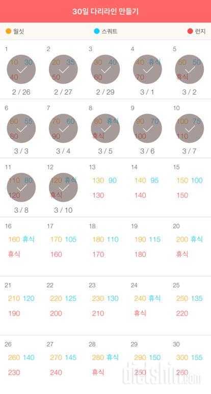 30일 다리라인 만들기 12일차 성공!