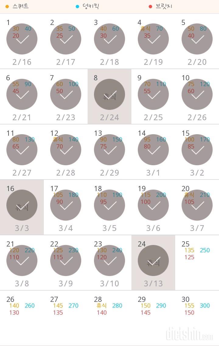 30일 애플힙 114일차 성공!