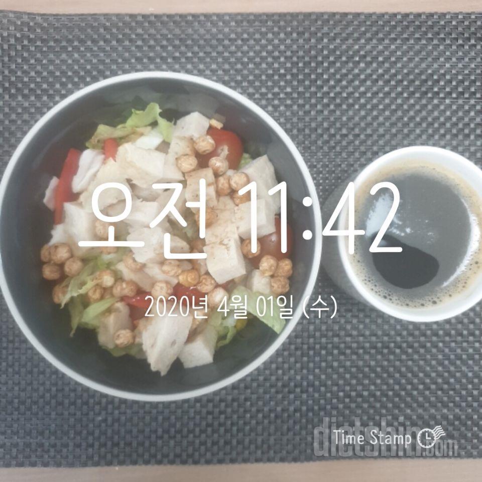 채소 샐러드에 현미밥, 닭가슴살,토마