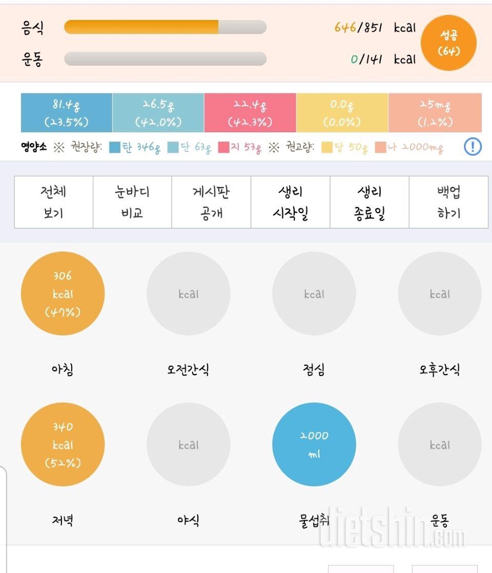 30일 하루 2L 물마시기 12일차 성공!