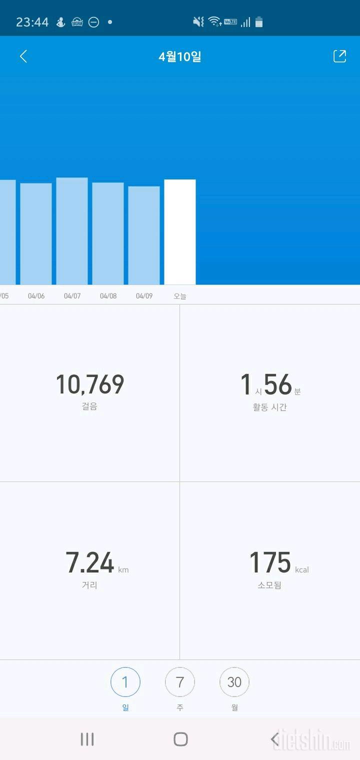 30일 만보 걷기 29일차 성공!