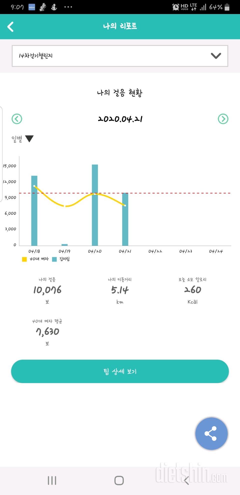 30일 만보 걷기 752일차 성공!