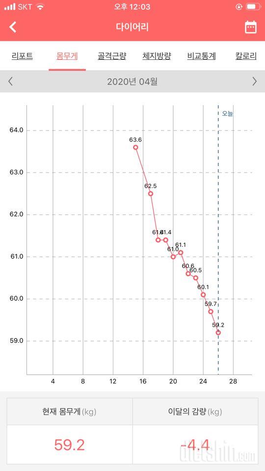 다이어트 10일차 4.4kg 감량