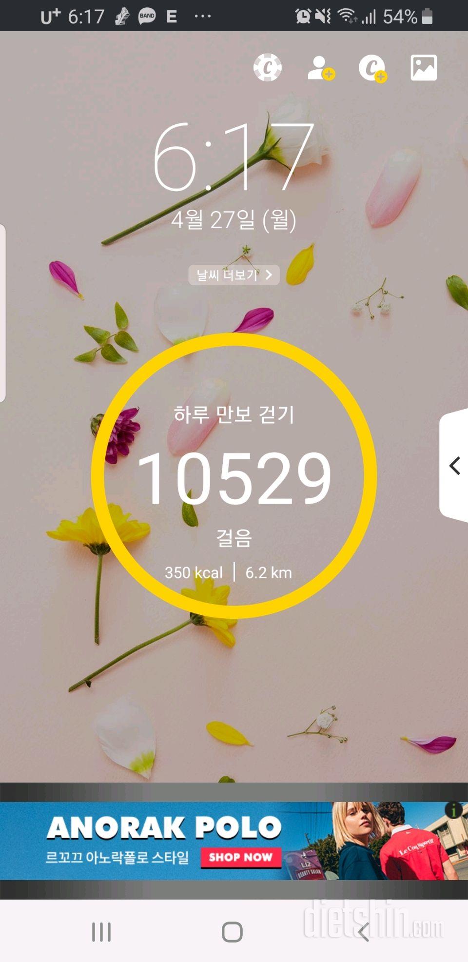 30일 만보 걷기 15일차 성공!