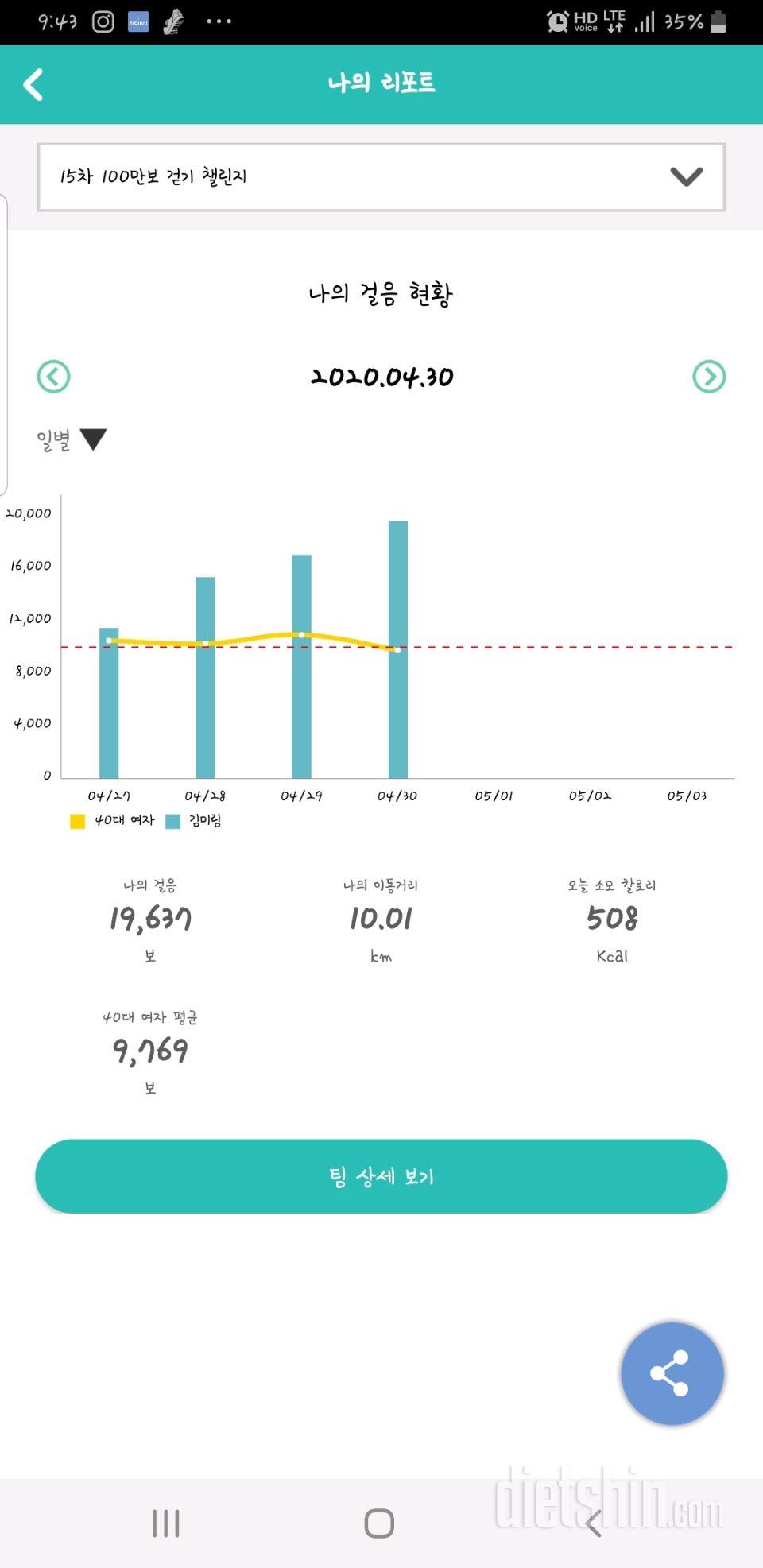 30일 만보 걷기 758일차 성공!