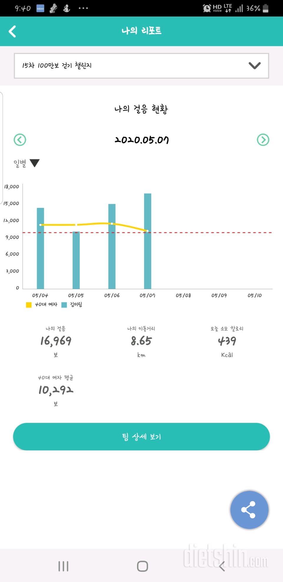 30일 만보 걷기 765일차 성공!