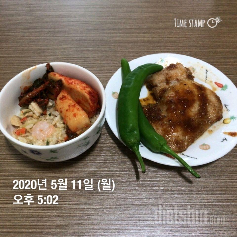 05월 11일( 저녁식사 382kcal)