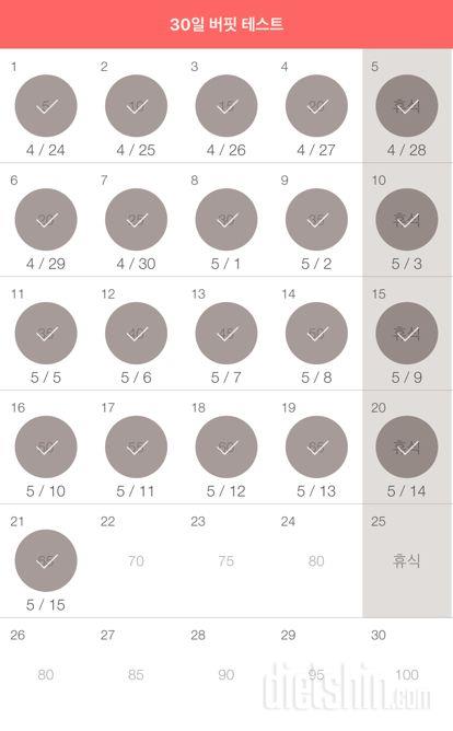 30일 버핏 테스트 21일차 성공!