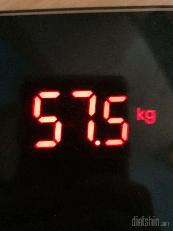 15일차. 57.5kg