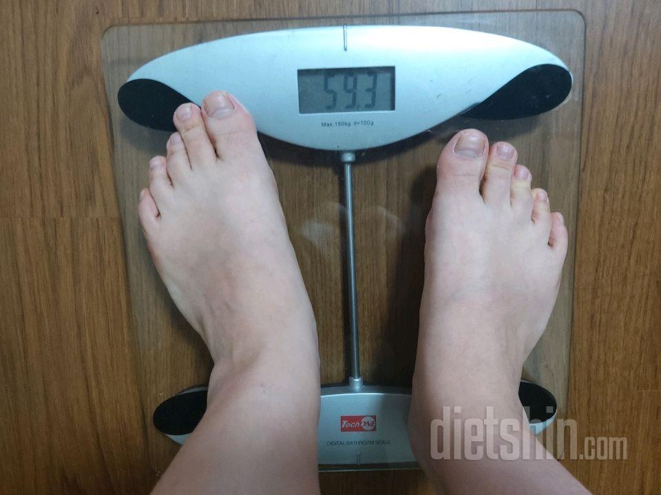 1일차  5/18  59.3kg