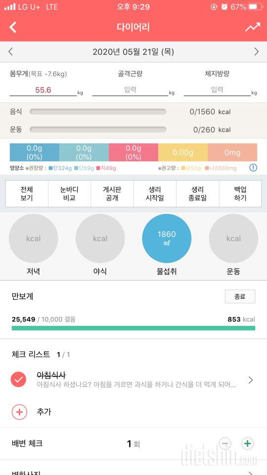 30일 만보 걷기 10일차 성공!