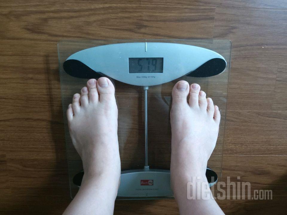 5/23~5/25 (57.8/57.9/58.2kg)