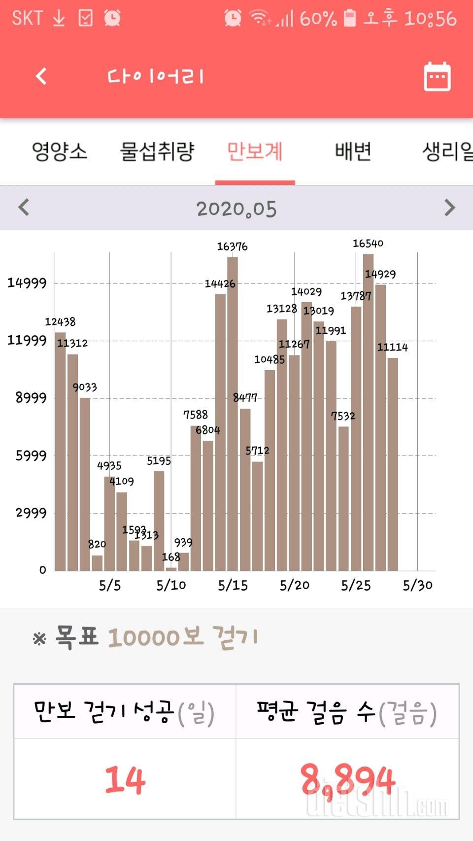 30일 만보 걷기 8일차 성공!