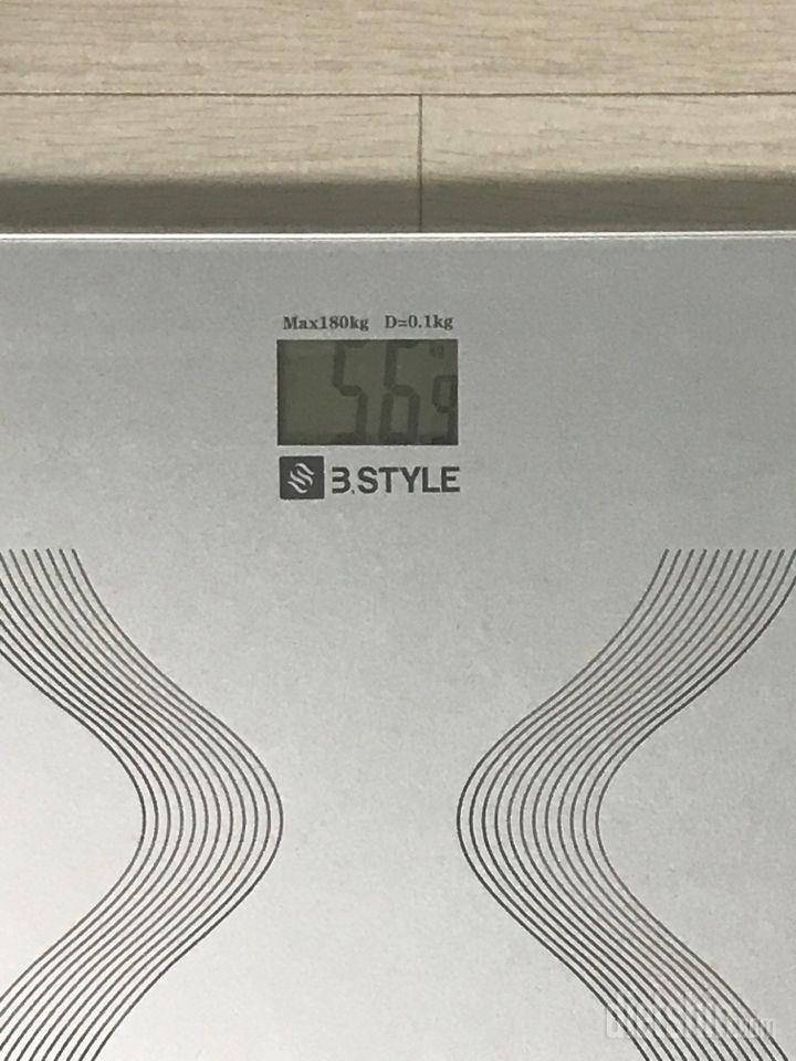 5/30 (16일차) 56.9kg