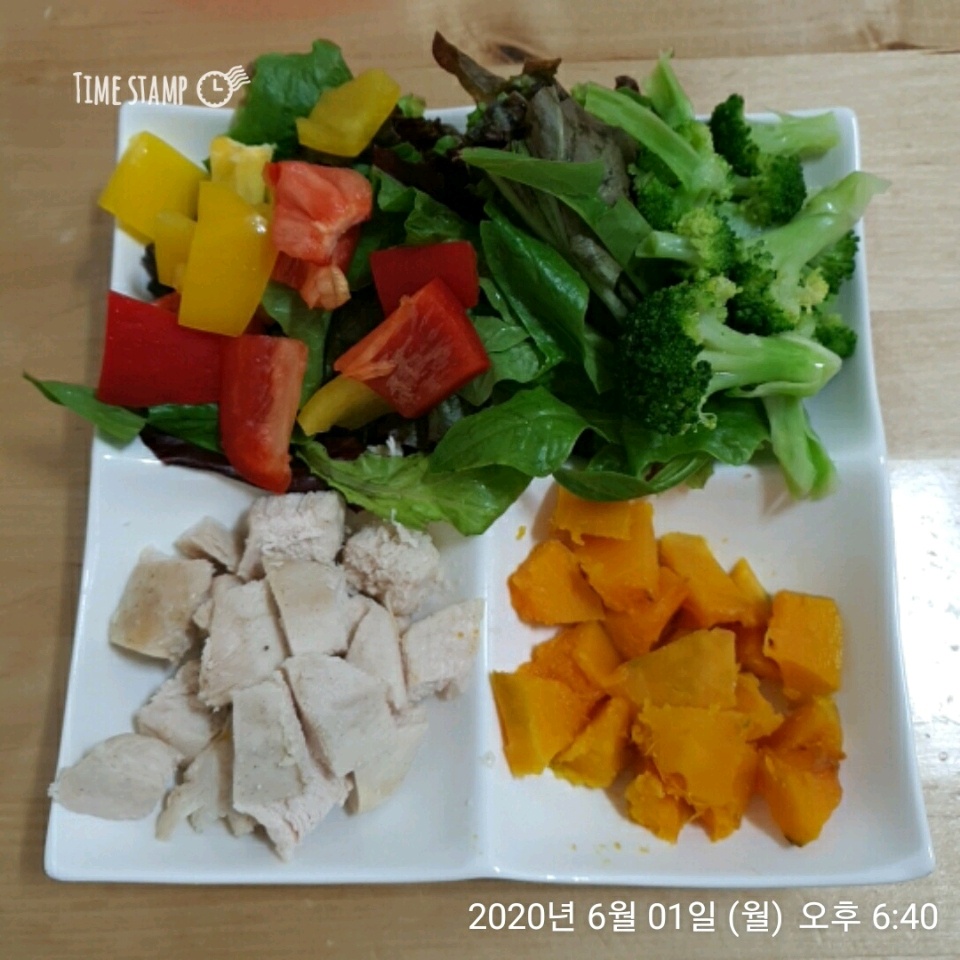 06월 01일( 저녁식사 195kcal)