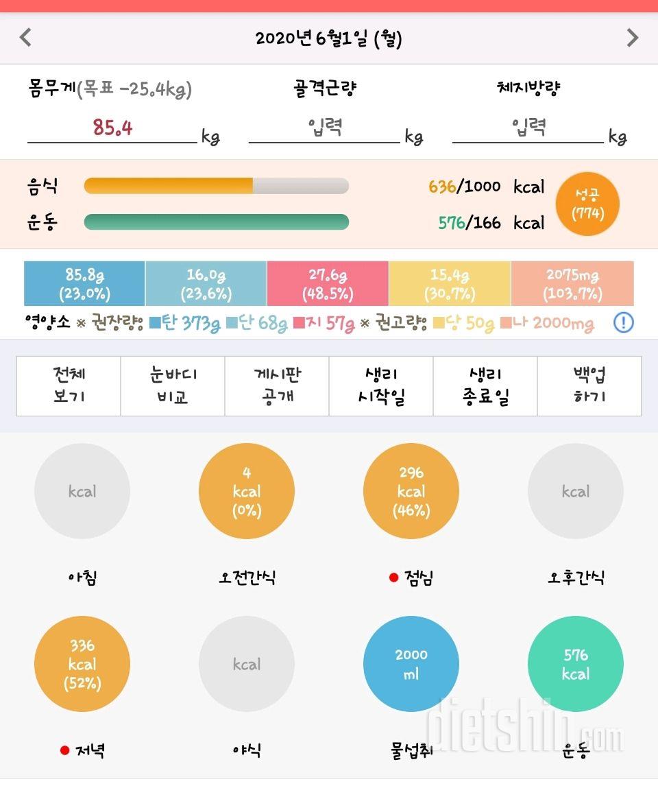 30일 1,000kcal 식단 31일차 성공!