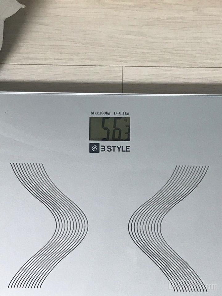 6/4 (21일차) 56.3kg