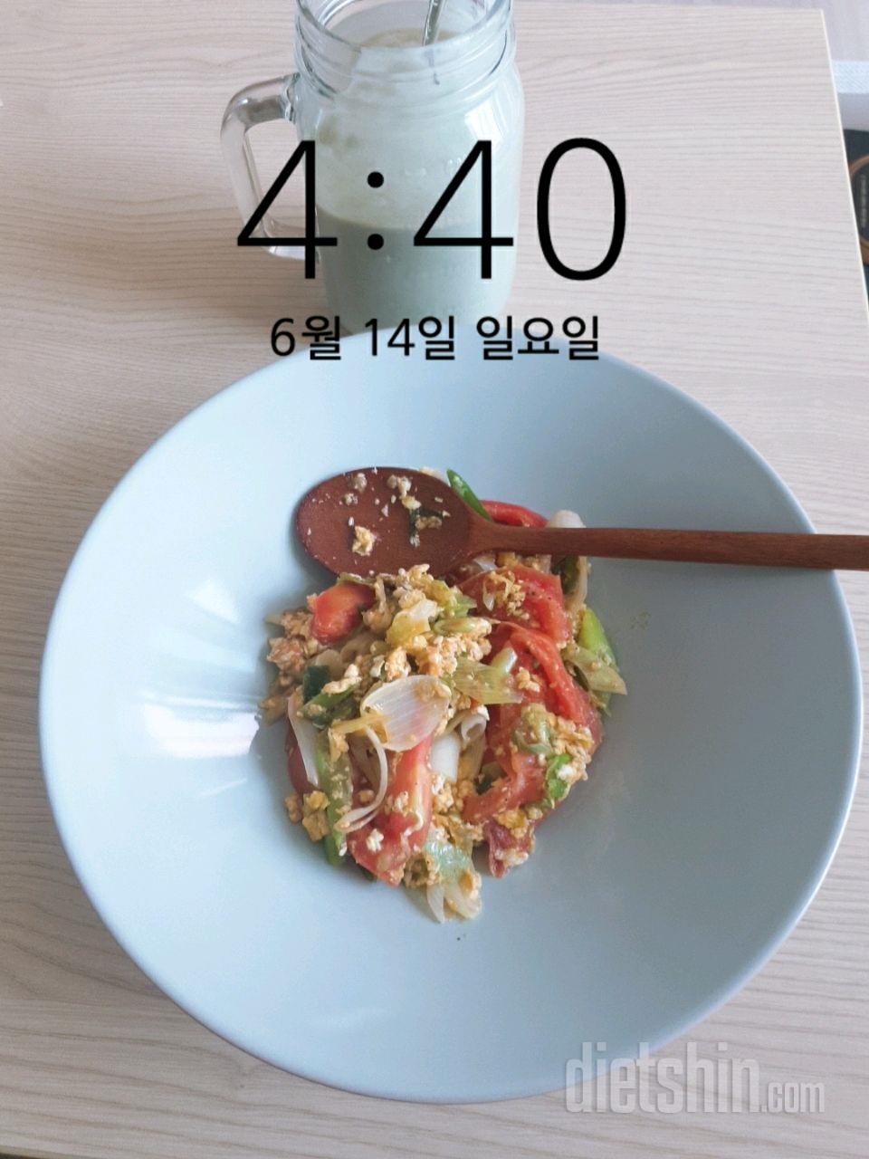 06월 14일( 점심식사 496kcal)