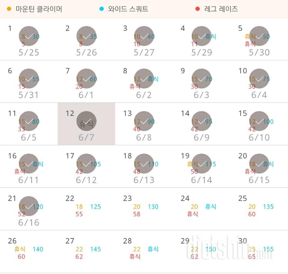 30일 체지방 줄이기 51일차 성공!