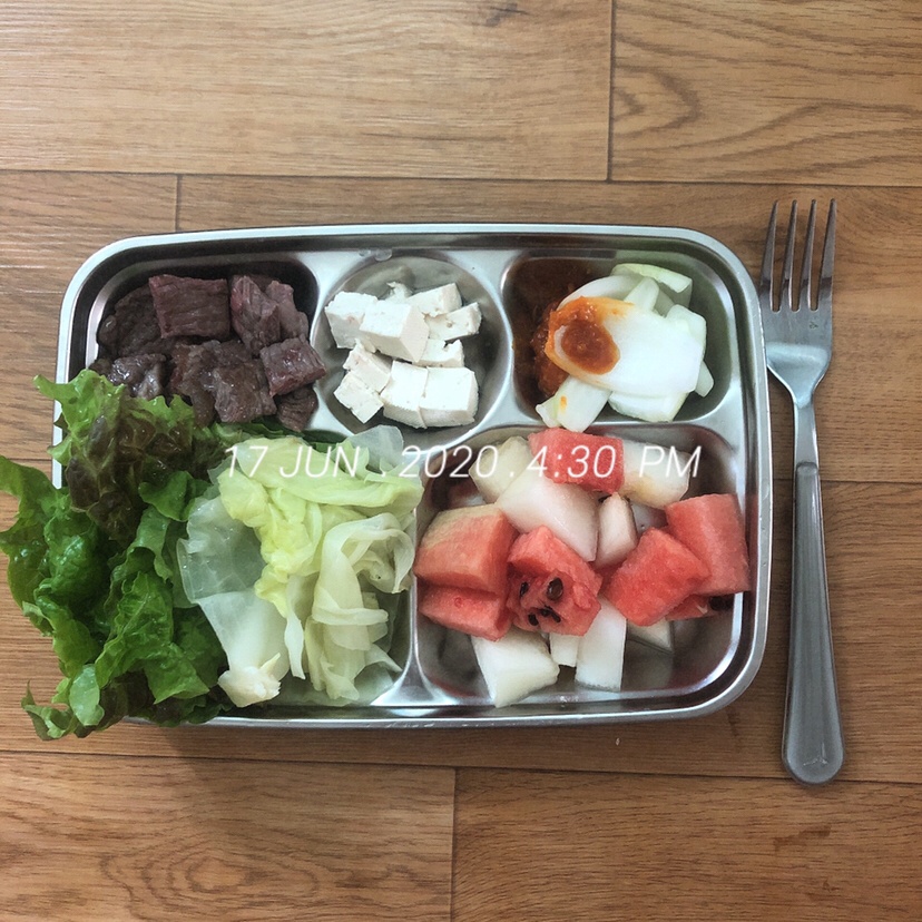 06월 17일(저녁 293kcal)