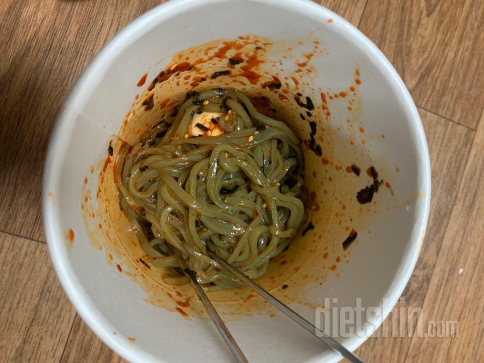 곤약면 처음 먹어보는데 맛있어요