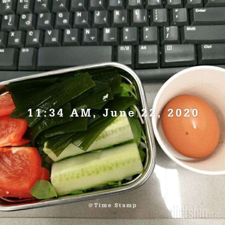 06월 22일( 점심식사 136kcal)