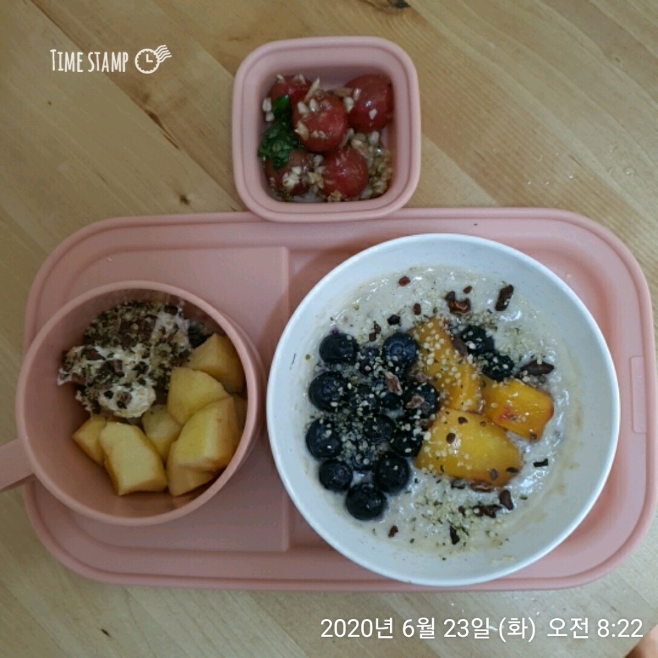 06월 23일( 아침식사 296kcal)