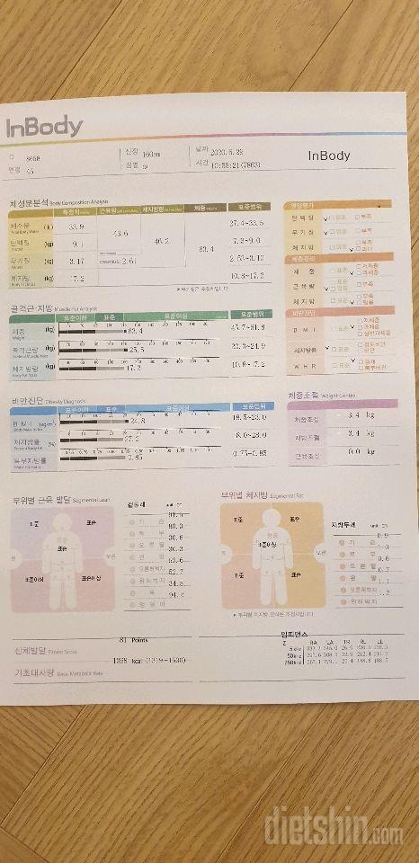 (도전 다신16기  1일차  참가미션)  전신사진  체중인증