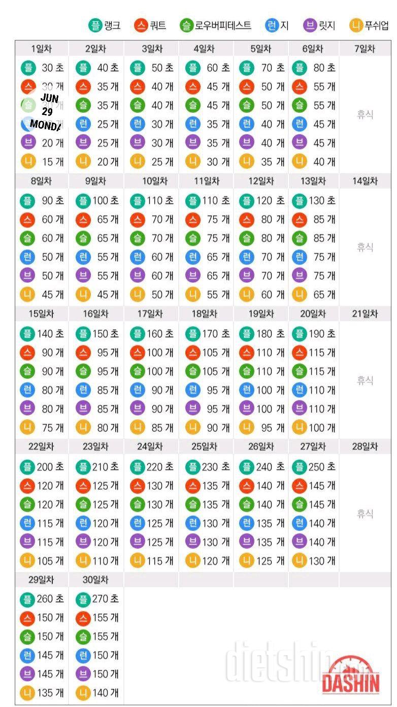 [다신 16기 운동미션] 1일차