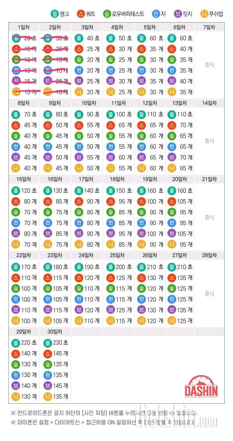 [도전 다신 16기 2일차] 운동미션