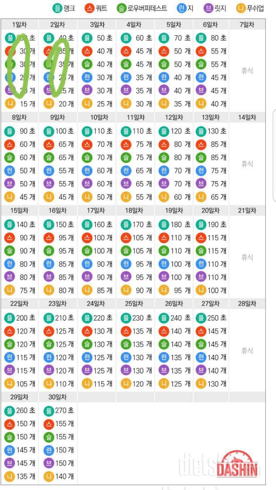 [다신 16기 운동미션]2일차