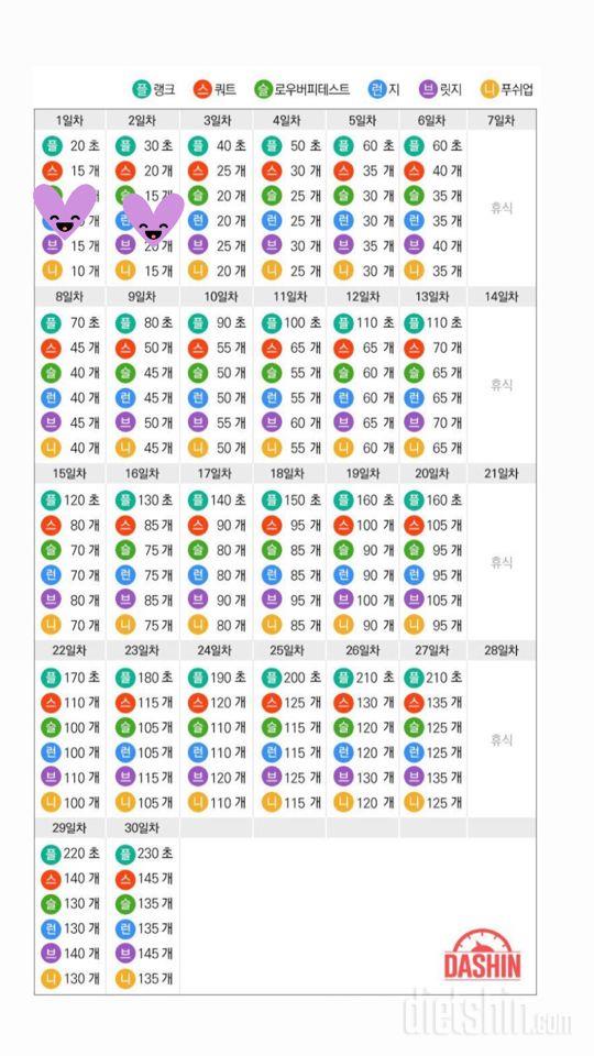 [도전 다신16기 2일차] 운동 미션