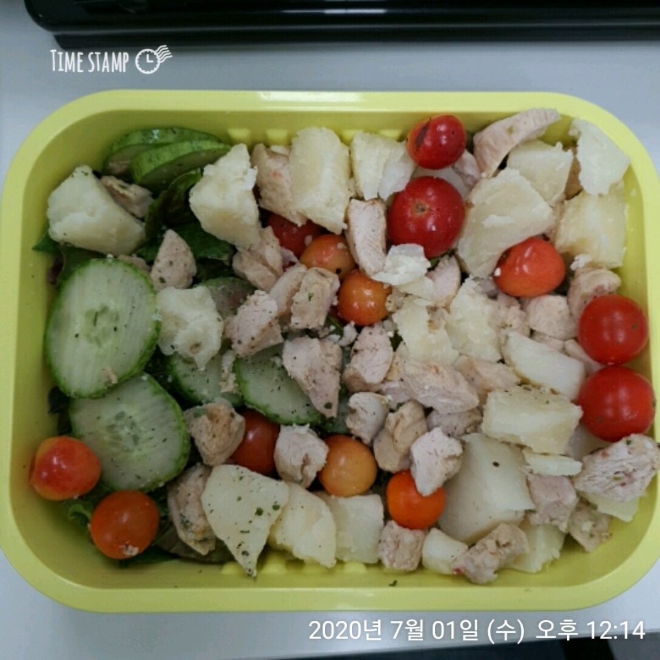 07월 01일( 점심식사 255kcal)