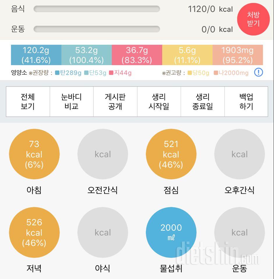 30일 밀가루 끊기 1일차 성공!