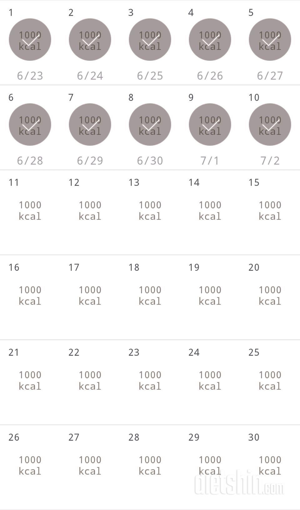 30일 1,000kcal 식단 10일차 실패..but keep going