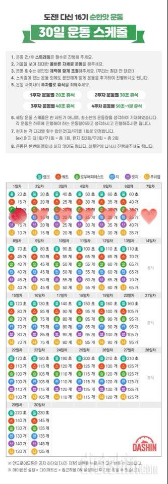 도전 다신16기 7일차 운동미션