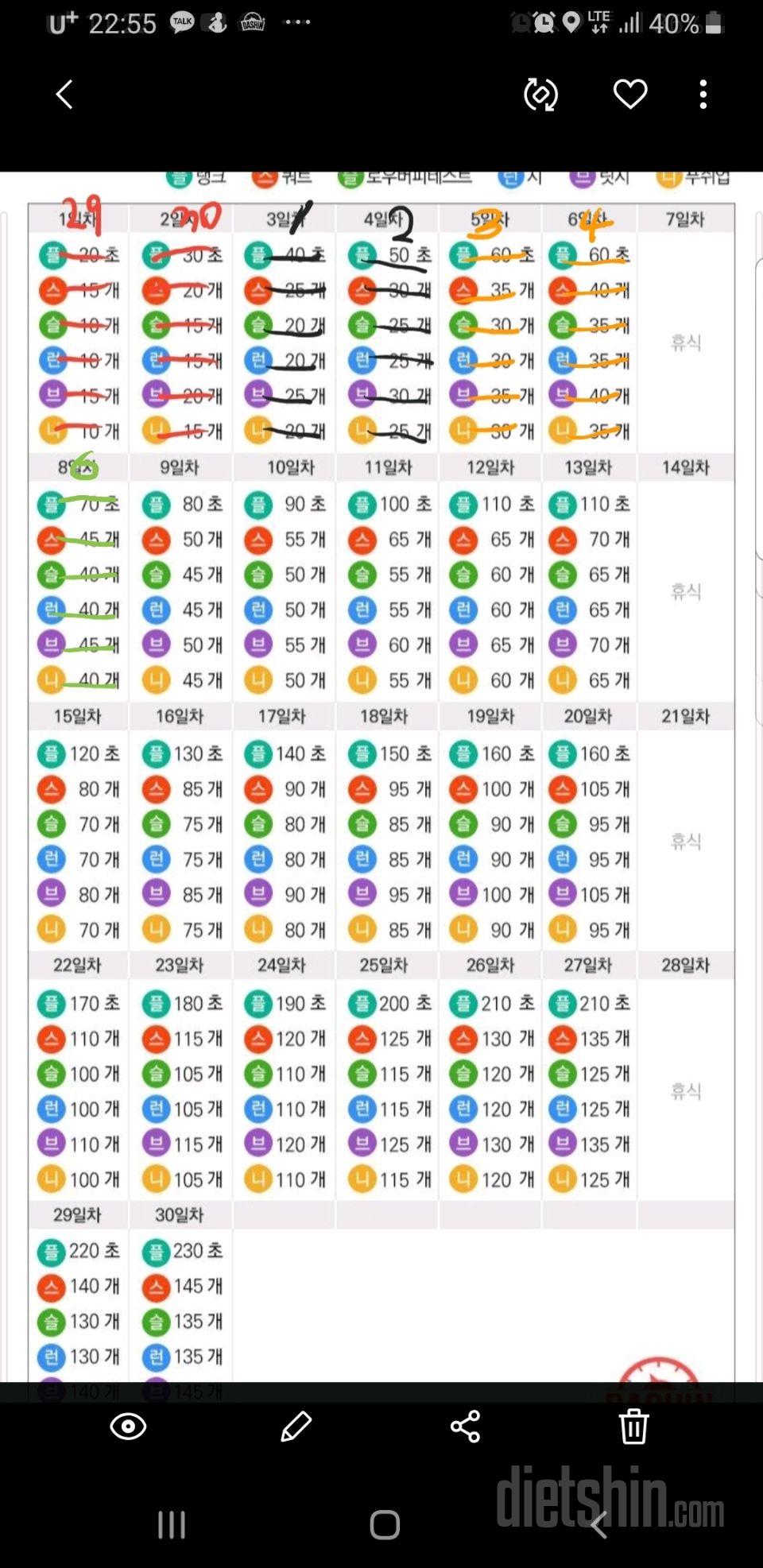 [도전 다신 16기 8일차] 운동미션