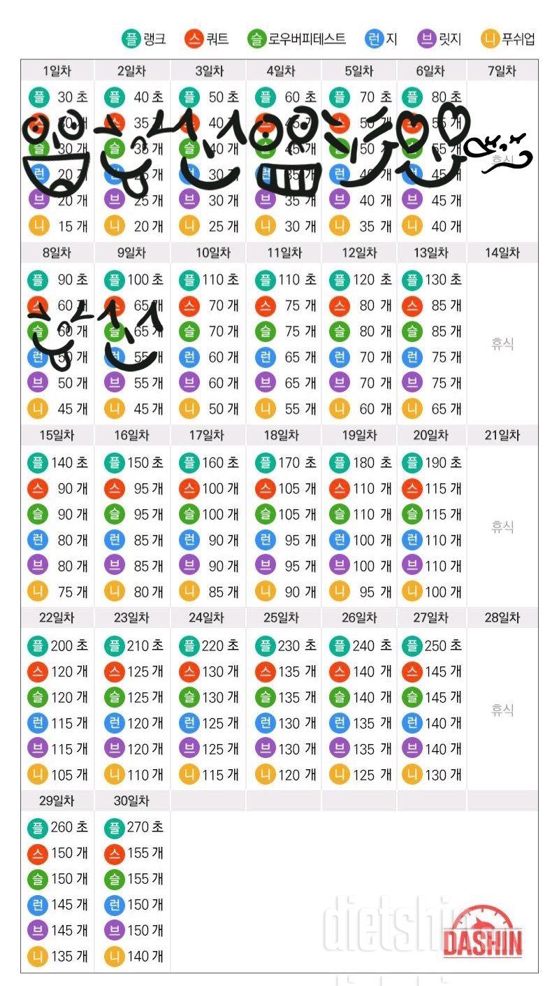 [다신 16기 운동미션] 9일차