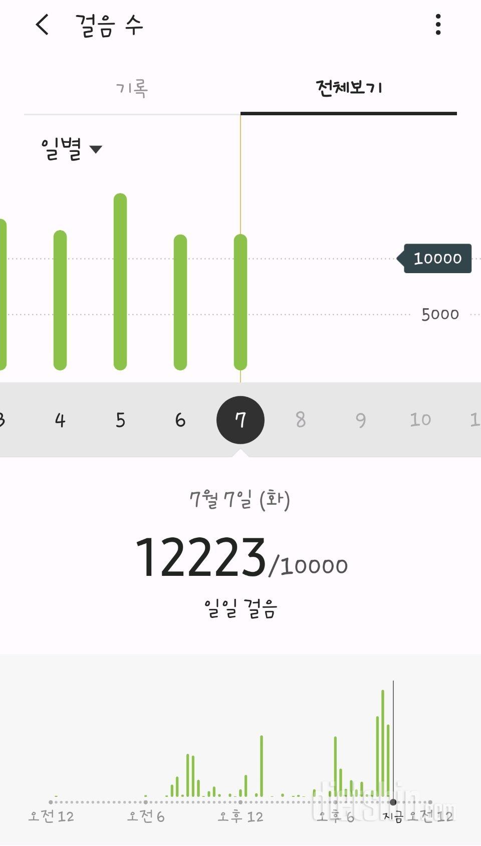 30일 만보 걷기 23일차 성공!